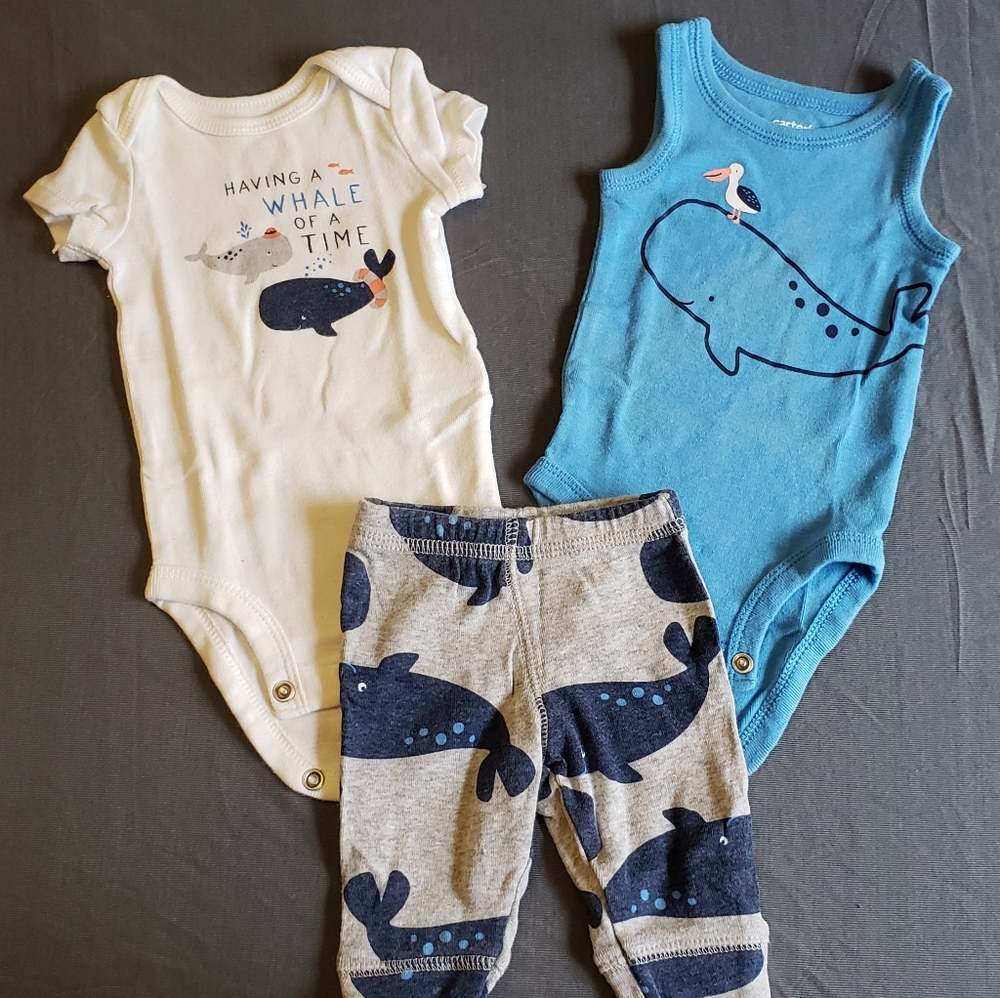 Carter's NB 3 piece pant set
